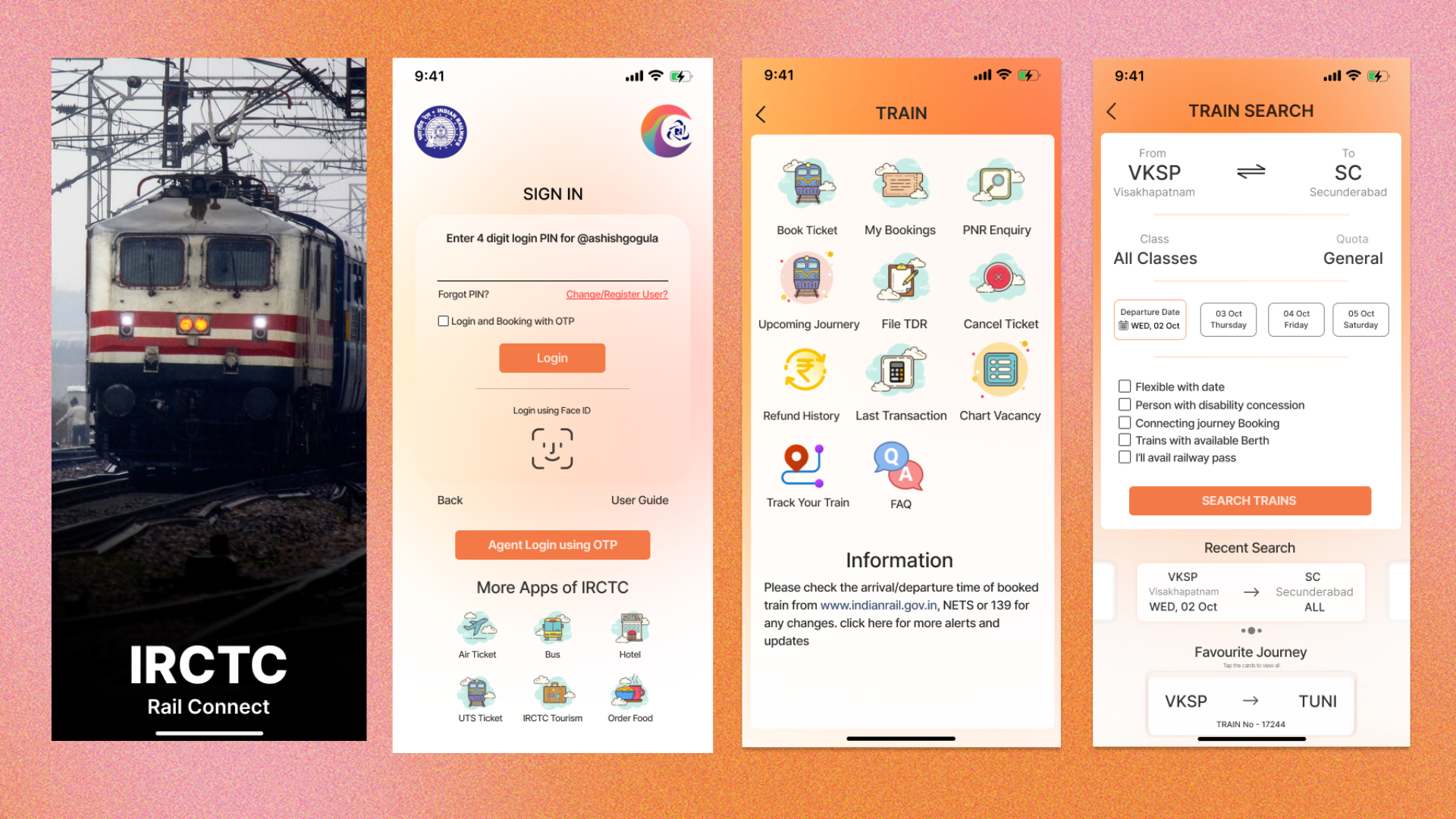 IRCTC Redesign